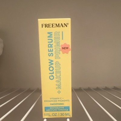 Freeman Glow Serum Makeup Primer Vitamin C Restorative Moisture 1 fl oz 30 ml