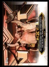 2020 Topps Wwe Nxt The Undisputed Era Def. The Street Profits For The Nxt Tag