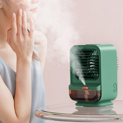 Tragbarer USB Desktop Kühler und Luftbefeuchter Ventilator für effiziente Klim
