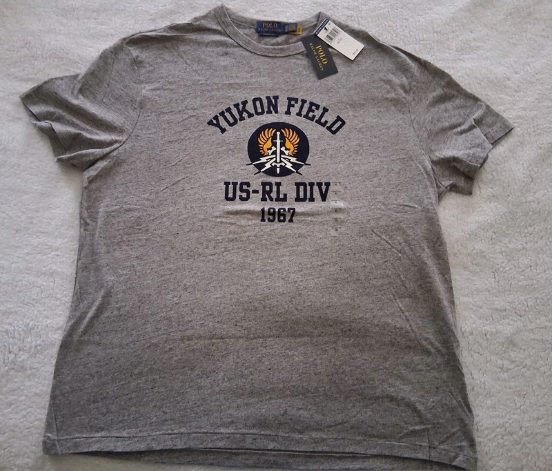 New Mens Polo Ralph Lauren XL Yukon Field Div. T-shirt NWT 