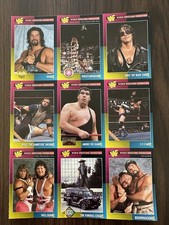 1995 WWF Magazine 9 Card Uncut Sheet, #1 -9, Diesel, Andre, Bret Hart, 1-2-3 Kid