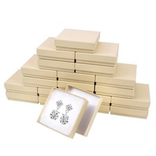 Cardboard Jewelry Gift Boxes, 20 Pack 3.5x3.5x1 Inch Pack of 20 Brown