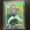 Ian Seymour 2026 Topps Series 1 Holiday Green Foil RC #165 Tampa Bay Rays