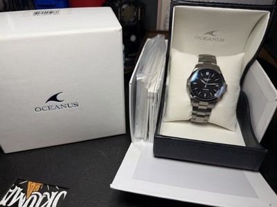 Casio Oceanus OCW-S100-1AJF 41.5 mm Titanium Men's Wristwatch