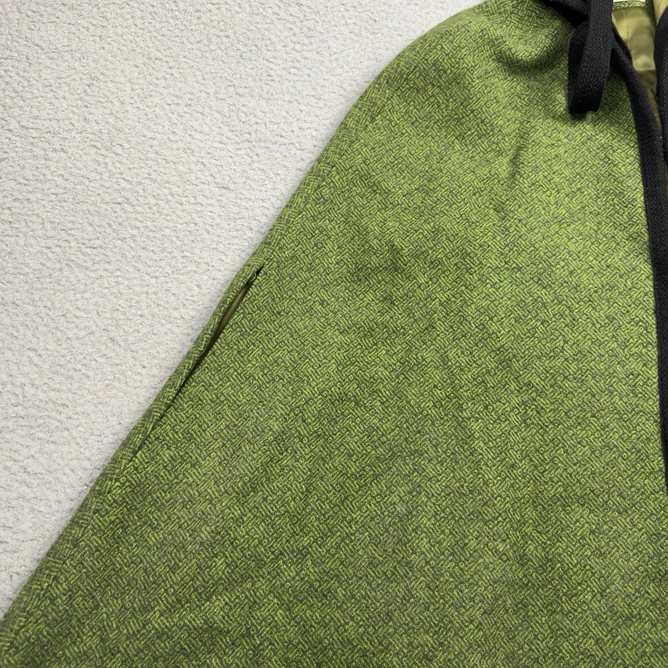 Hooded Cape Green Cloak Gothic Medieval Renaissance Handmade Jo Keifer - Image 4 of 4