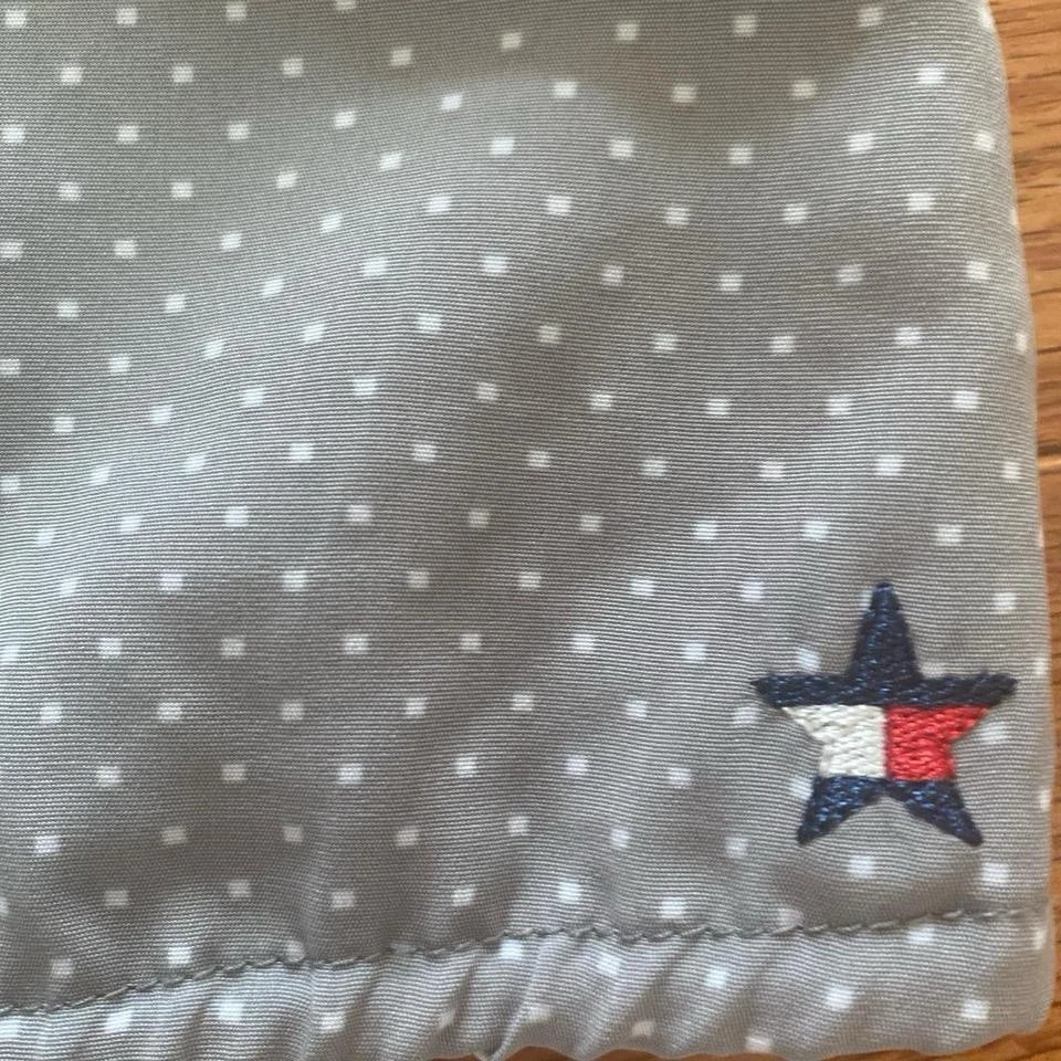 Mini Vestido Tommy Hilfiger Niña Gris Lunares Sin Mangas Talla 14 Foto 3 de 4