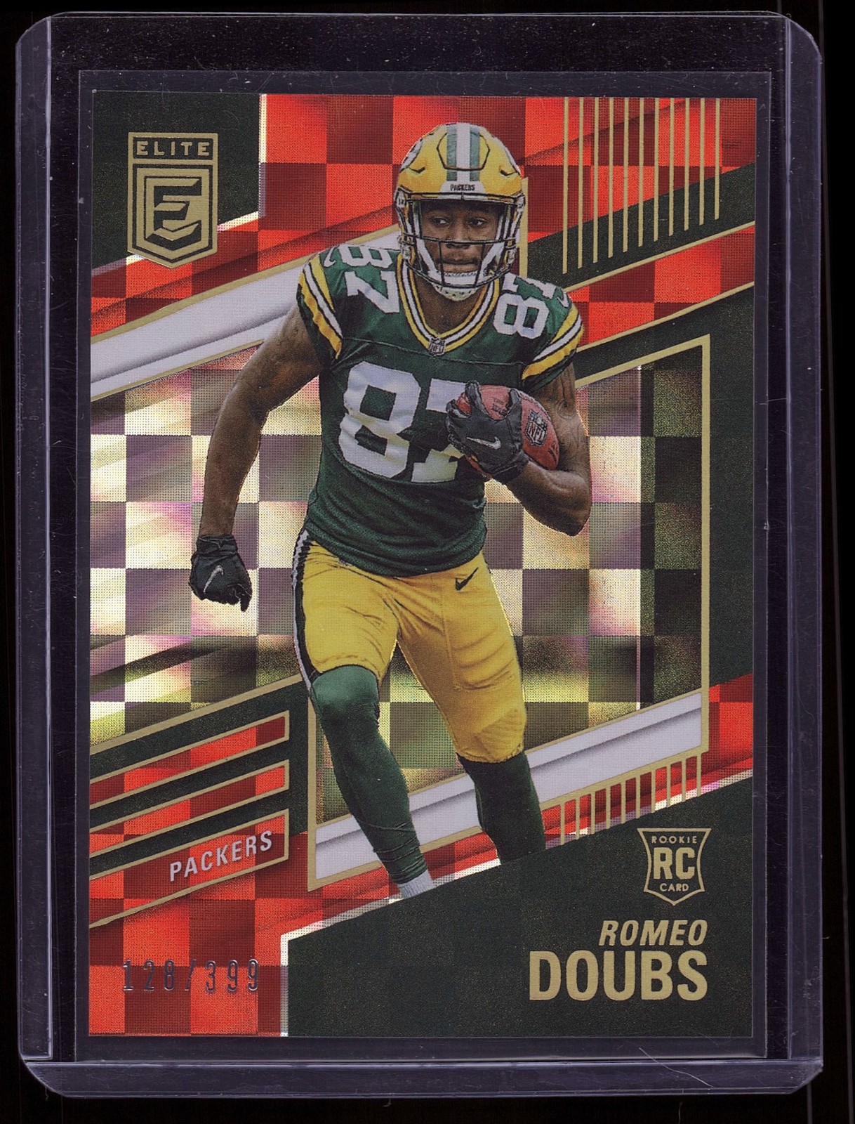 2022 Panini Donruss Elite - Rookies Romeo Doubs #164 Red /399 (RC)