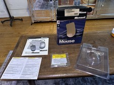vintage microsoft serial mouse Box, Papers And Software Only NO MOUSE DOS WIN 95