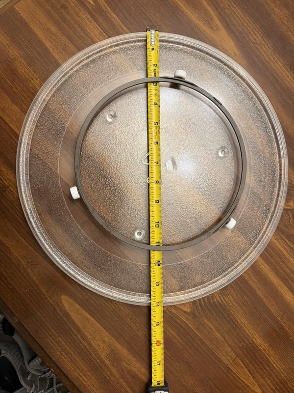 Microwave Glass Turntable Tray Plate 14-1/8 inch diameter 