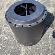 Threshold Metal Portable Patio Backyard Outdoor Fire Column Pit Propane Gas