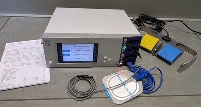 Erbe VIO 300D Endo HF-Chirurgiegerät mit Zubehör und Prüfprotokoll