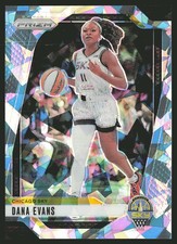 2024 Panini Prizm WNBA #72 Dana Evans Ice Prizms