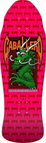 Powell Peralta Steve Caballero DRAGON AND BATS Skateboard Deck PINK