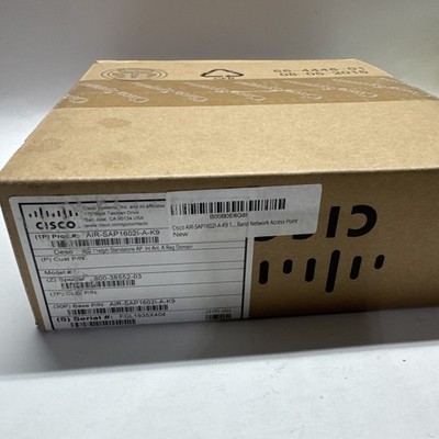 New Cisco AIR-SAP1602I-A-K9 Aironet Brand New/Sealed Ships ASAP FAST. B1