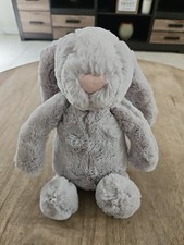 Jellycat Small Bashful Gray Bunny Stuffed Animal Plush FREE SHIPPING