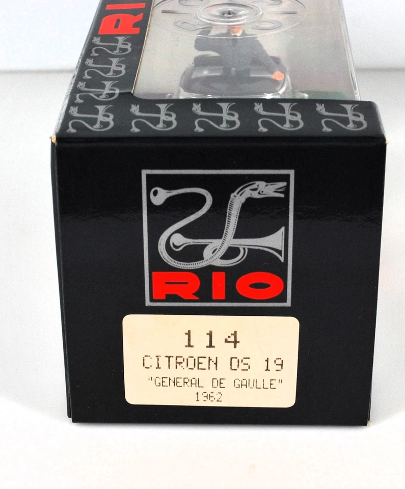 Rio CITROEN DS 19 1962 GENERAL De Gaulle 1:43 - Immagine 4 di 4