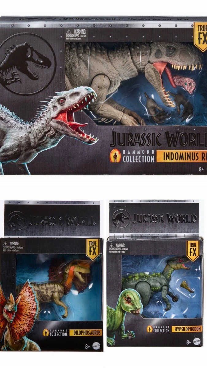 Hammond Collection FULL WAVE Indominus + Dilophosaurus + Hyps | eBay