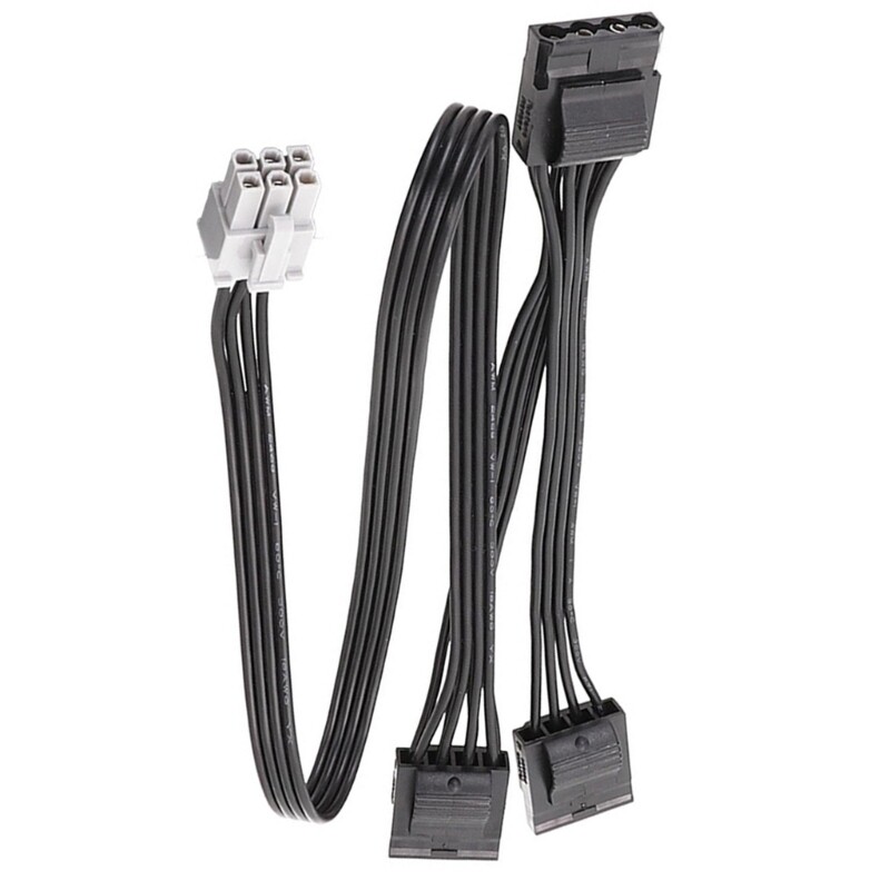 6Pin Modular Molex 4PIN D Type X4 X3 For LEADEX Graphics Card Power