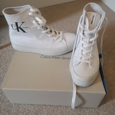 calvin klein zabrina white