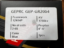 GEPRC GEP-GR2004 1750KV FPV Freestyle Motors NEW!