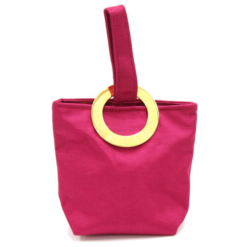 Celine Etui Pink 100 Polyester Mini Kreis Logo Damen Damen Damen Tasche - Bild 1 von 7