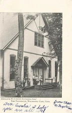 The Tabernacle Willimantic Camp Connecticut Postcard Posted