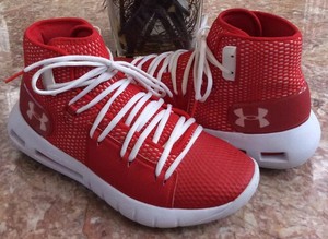 under armour red high tops