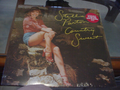 STELLA PARTON  country sweet, STILL SEALED on ELEKTRA, 1977 hype sticker