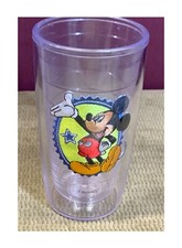 MICKEY MOUSE INSULATED PLASTIC TUMBLER WITH NO LID