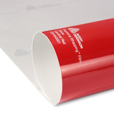 (30,00 /m²) Avery SWF Autofolie Cardinal Rot Glanz Supreme Wrapping Film