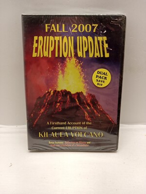 Fall 2007 Eruption Update - Kiluea Volcano (DVD, Volcano Video) Brand New