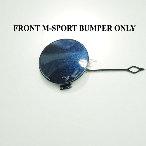 BMW 4er F32 F33 F36 M Sport Vorne Stoßstange tow hook cover towing eye cap Black