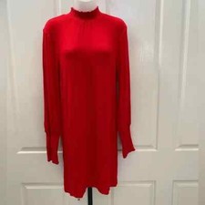 NEW wTag-One One Six Red Long Sleeve Dress L