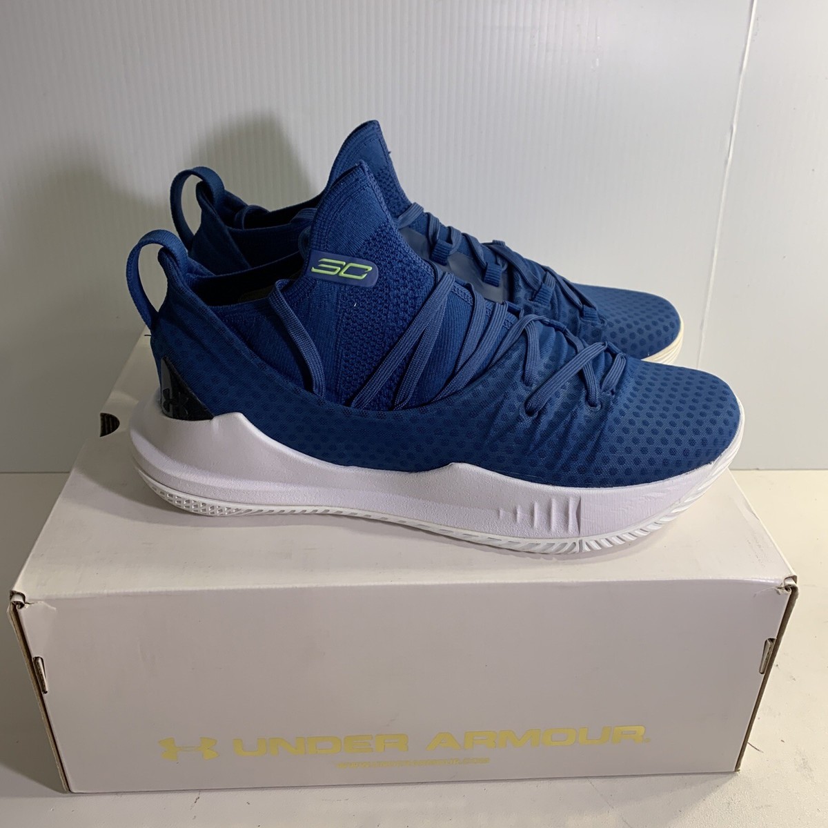 6013. Curry 5,under Armor Blue-US 8 Mens | eBay
