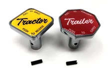 Pin Vintage Style Air Brake Knob Peterbilt Kenworth Freightliner Tractor Trailer