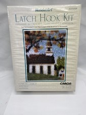 Caron Wonder Art - 15"X20" Country Church Latch Hook Kit - Sealed - Art 4109