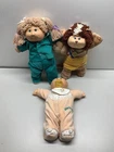 Vintage Cabbage Patch Kids Doll Koosas Blue Green Brown Eyes Plush 1982 - 83 VTG