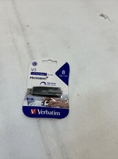 VERBATIM 49171 Store 'n' Go V3 USB 3.0 Drive, 8 GB, Black/Gray