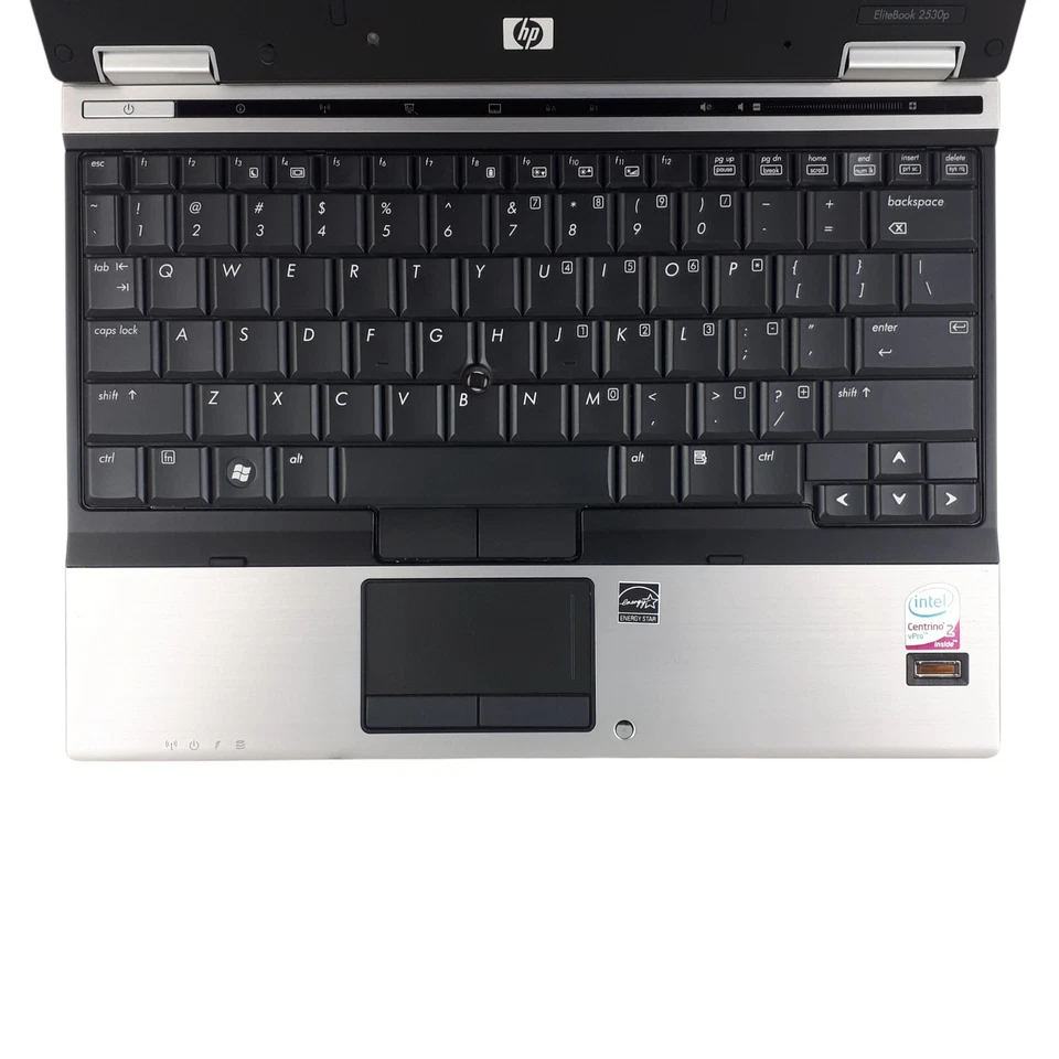 Hp EliteBook 2530p 12.1'' Laptop Core Duo 4GB RAM No HDD Boots/Bios No OS H3134 - Image 4 of 4