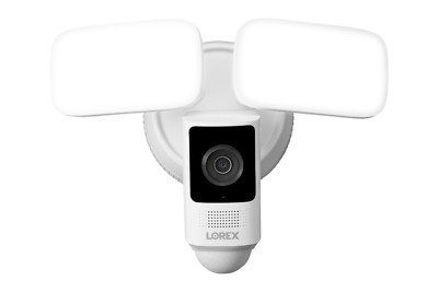 Lorex 2K Wi-Fi Floodlight Security Camera (32GB, Cloud-Enabled)