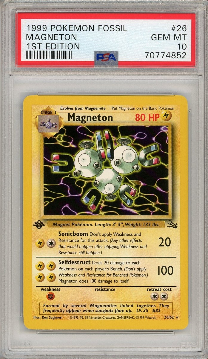 【PSA10】レアコイル　旧裏面ポケモンカード　MAGNETON pokemon PSA10】レアコイル 旧裏面ポケモンカード MAGNETON pokemon