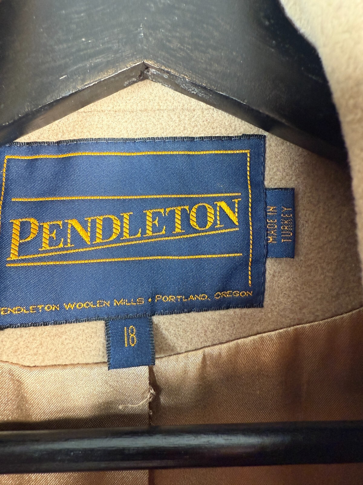 Pendleton Womens Long Belted Double Breasted Tren… - image 7