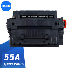 Black Toner CE255A 55A For HP LaserJet MFP M525c M525dn P3015 M521dn M521dw