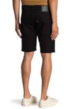 Levi's 502 Men's Regular Taper Hemmed Shorts Black 327920035