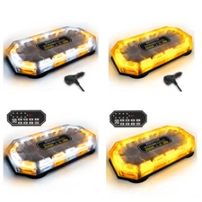 Roof Top Beacon, Emergency Strobe Light, LED Magnetic, Warning, Flashing Lights