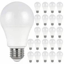 Lot A19 LED Light Bulbs 15W 100 Watt Halogen Equivalent 6500K Daylight White E26