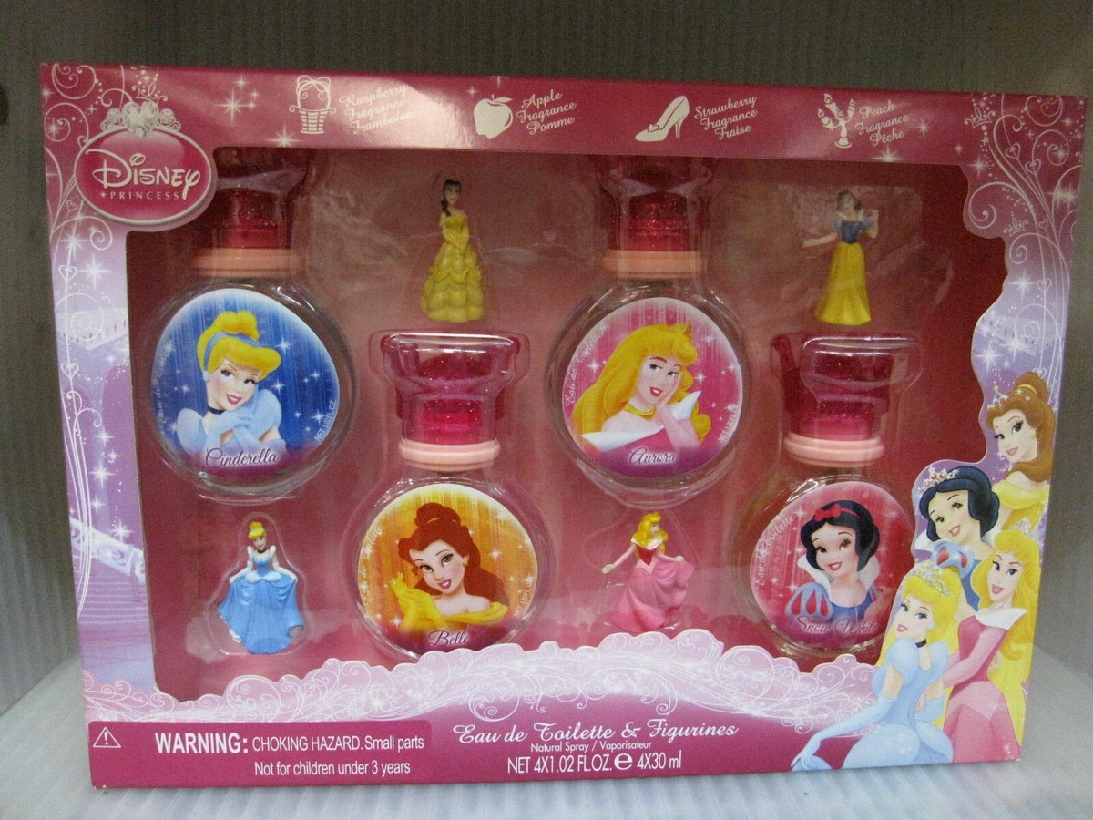 DISNEY PRINCESS 4 PIECES EAU DE TOILETTE GIFT SET :4 X 1.0 EDT