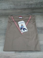SALUS Tan Beige Light Brown HOSPITAL PULLOVER SCRUB TOP SHIRT 3XL 2 POCKET