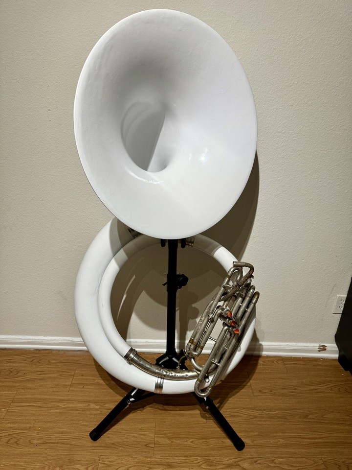Late 1960s King 2370 Fiberglass Sousaphone. Silver Valve Section. eBay