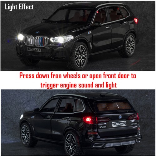 1:32 Scale Diecast BMW X5 SUV Model Vehicle Car Toy Collectible Sound&Light Gift - Picture 4 of 14